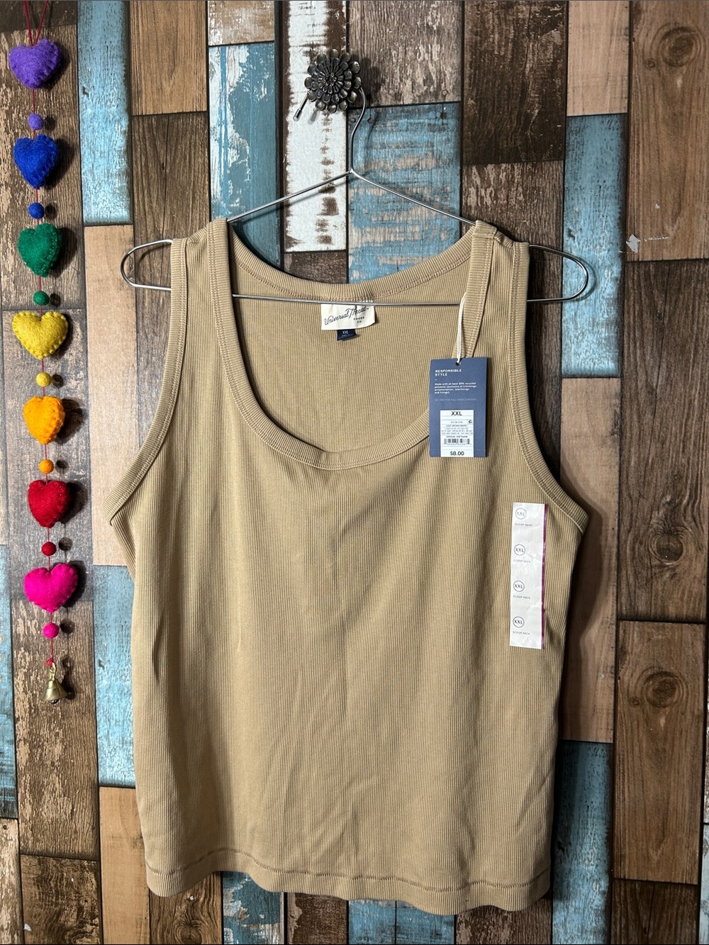 Universal Thread Women's Tank Top in Khaki